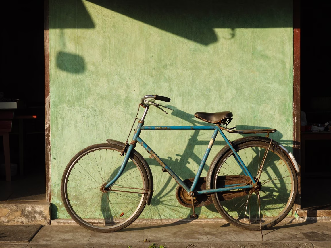 Clear Late-afternoon Light on Late Afternoon in Denpasar in in Denpasar, Indonesia