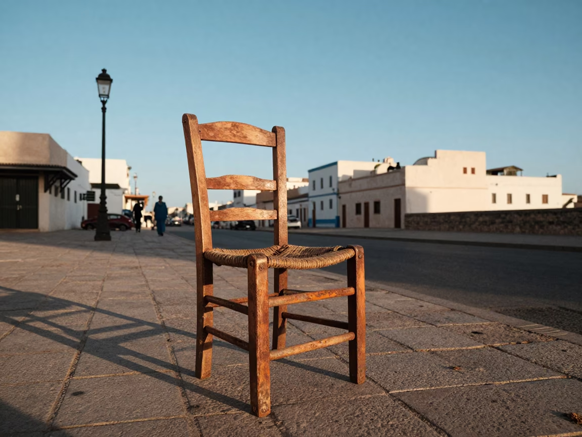 Clear Late-afternoon Light on Late Afternoon in Essaouira in in Essaouira, Morocco