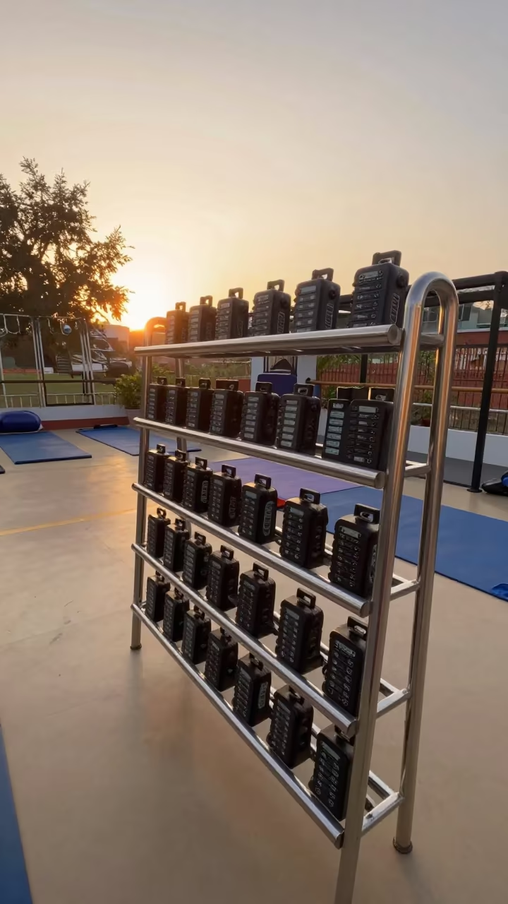 Clinic Pagers Charging Bay in Karachi Gym in inside a rehabilitation gym in Karachi