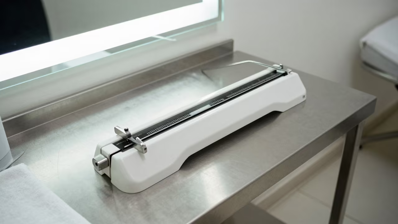 Clippers Gauge in Sialkot Treatment Room Midday in inside a skincare treatment room near Sialkot