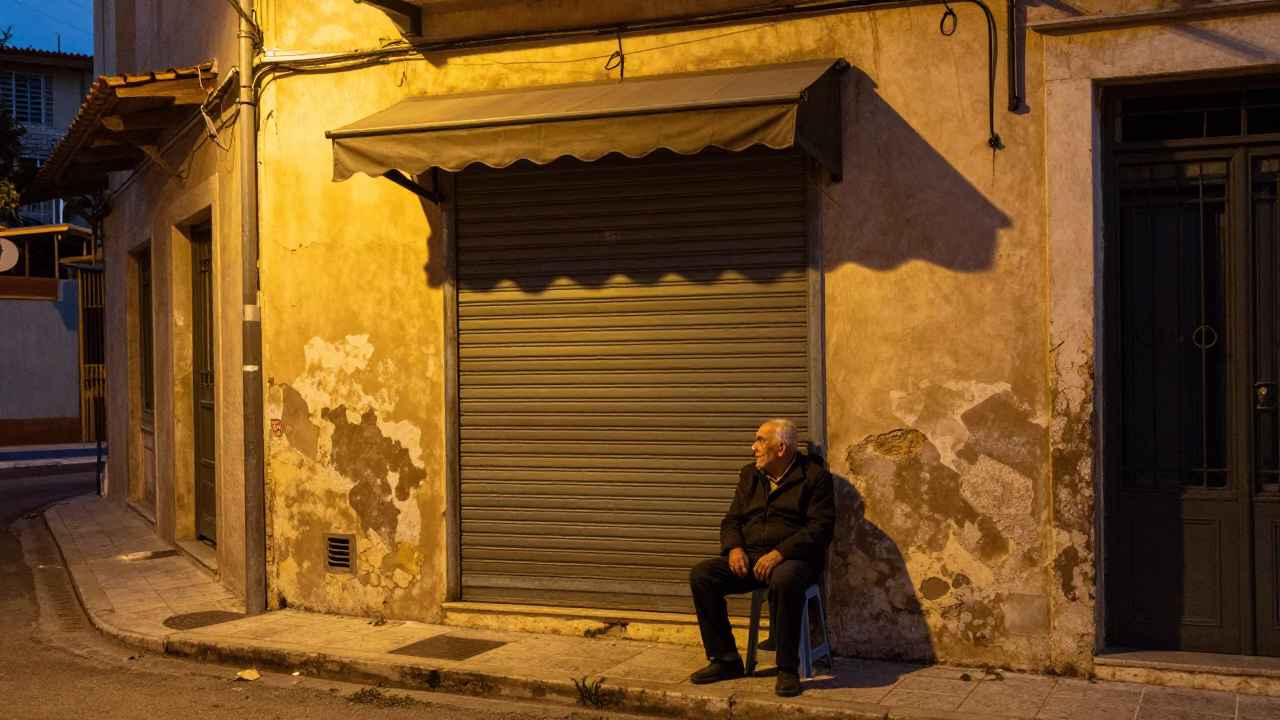 Closed Bakery in Athens in in Athens, Greece