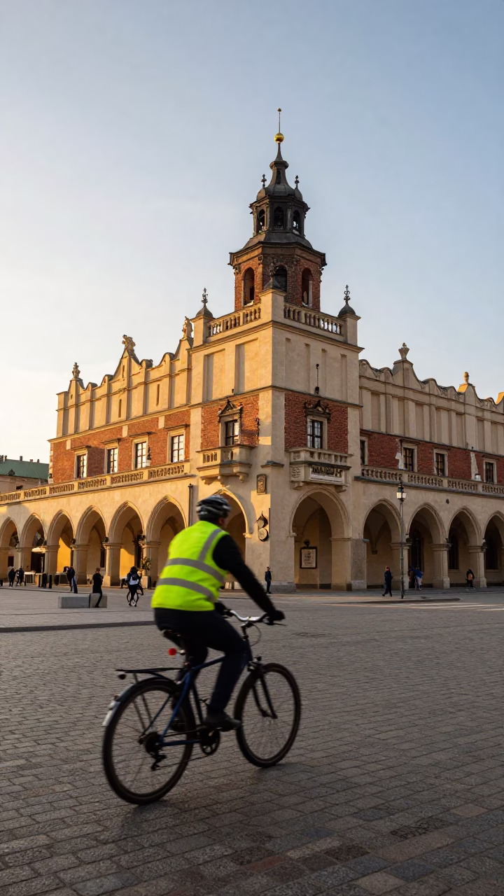 Cloth Hall in Krakow in in Krakow, Poland