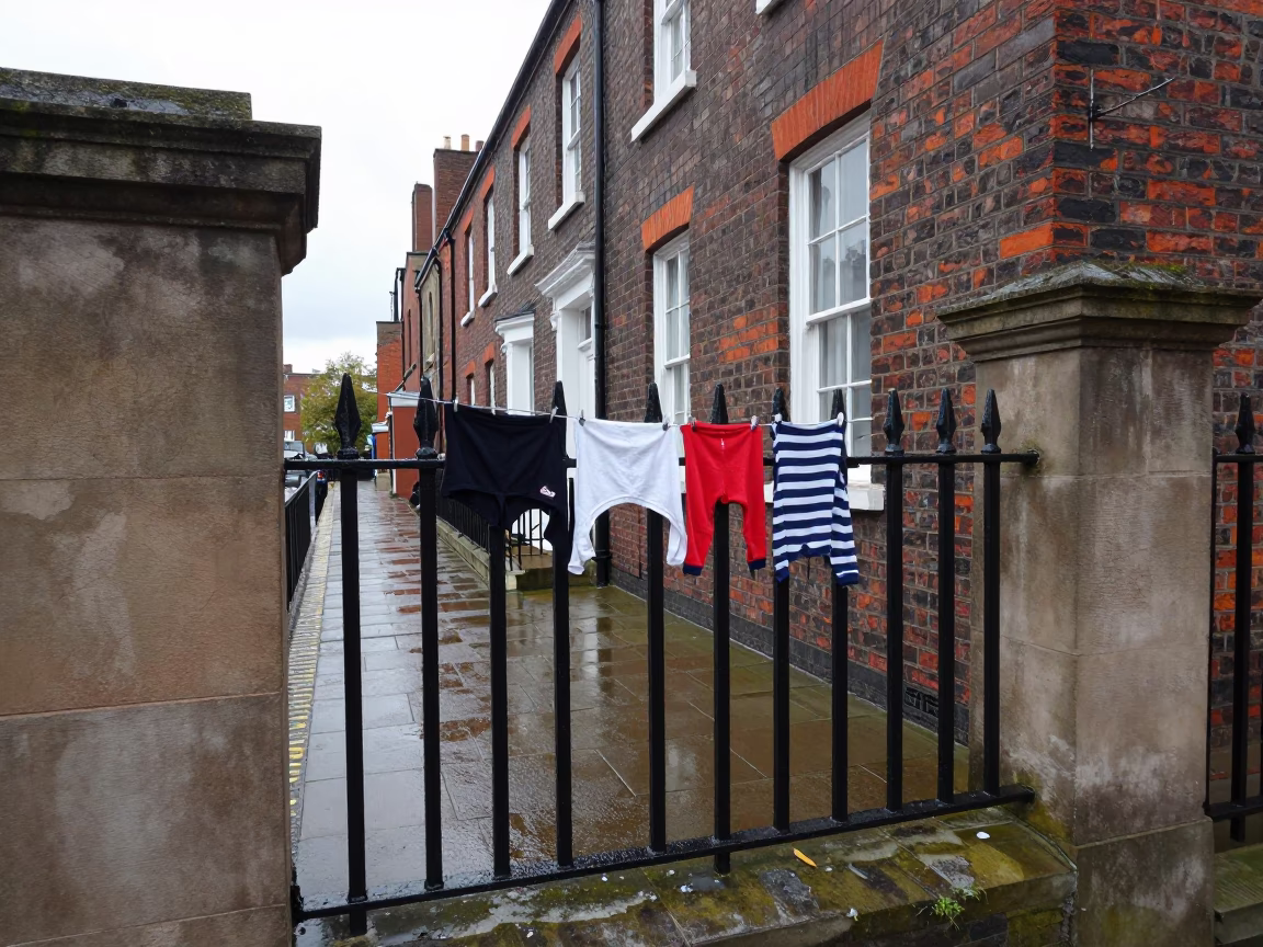 Clothespin in Liverpool at Midday Light in in Liverpool, United Kingdom