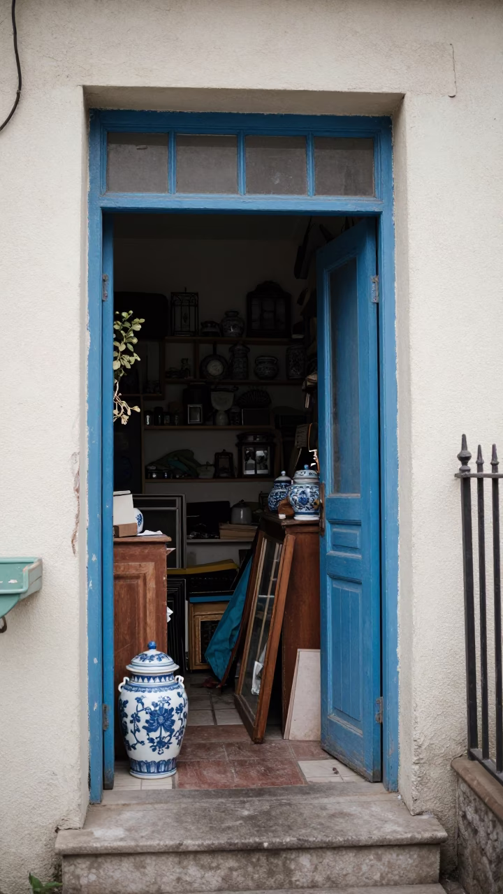 Cluttered Interior in Valparaiso in in Valparaiso, Chile