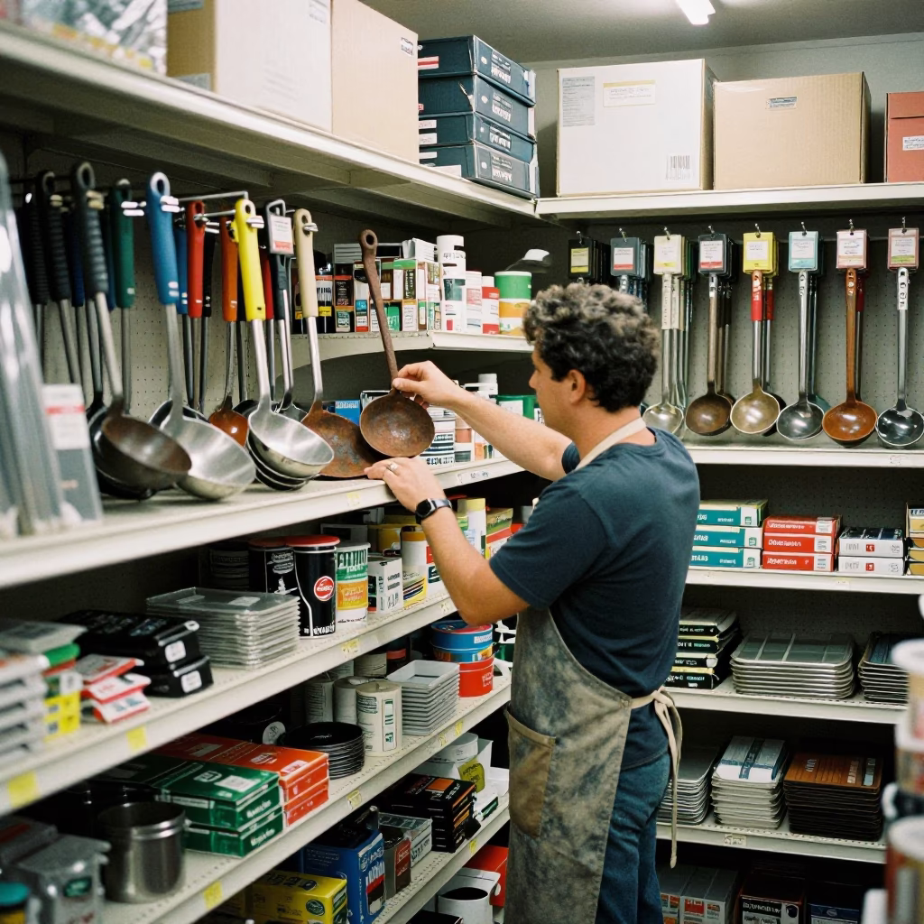 Cluttered Shelf in Melbourne in in Melbourne, Victoria, Australia
