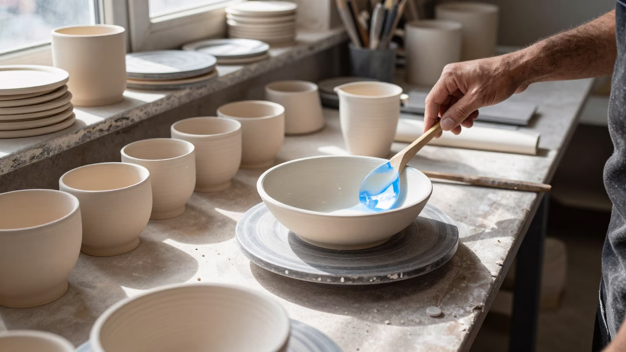 Cluttered Workbench in Istanbul in in Istanbul, Turkey