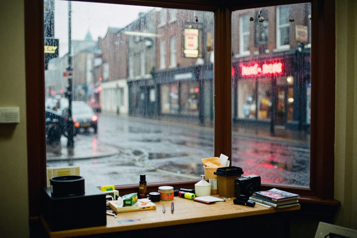 Cluttered Workbench in Liverpool in in Liverpool, United Kingdom