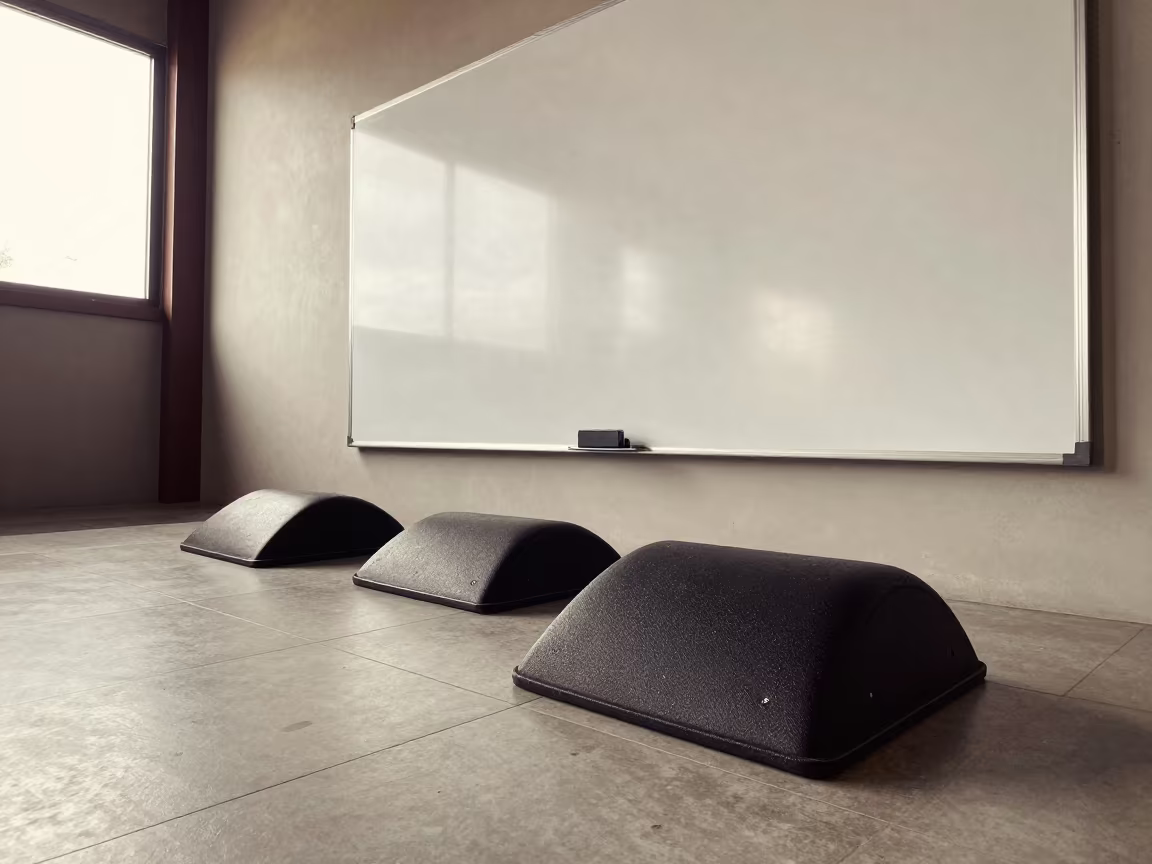 Coach Whiteboard Kit in Kano Climbing Gym in inside a climbing gym warmup zone in Kano