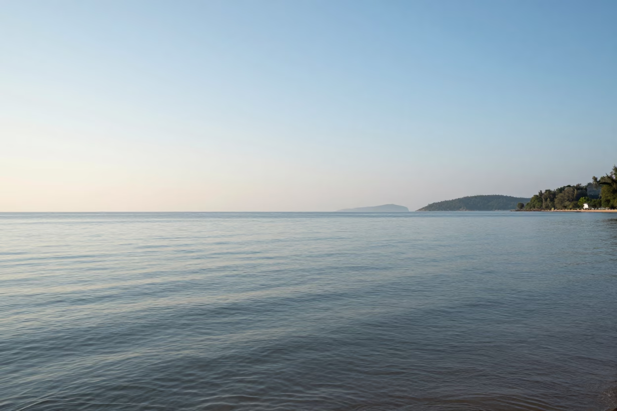 Coastal Activity in Phuket at Clear Late-afternoon Light in in Phuket, Thailand