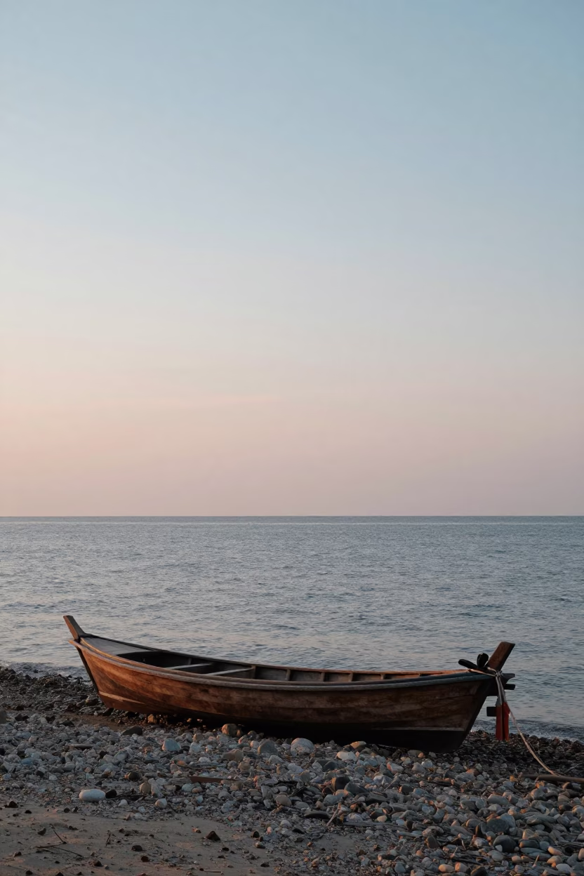 Coastal Life at The Early Morning Light in Phuket in in Phuket, Thailand
