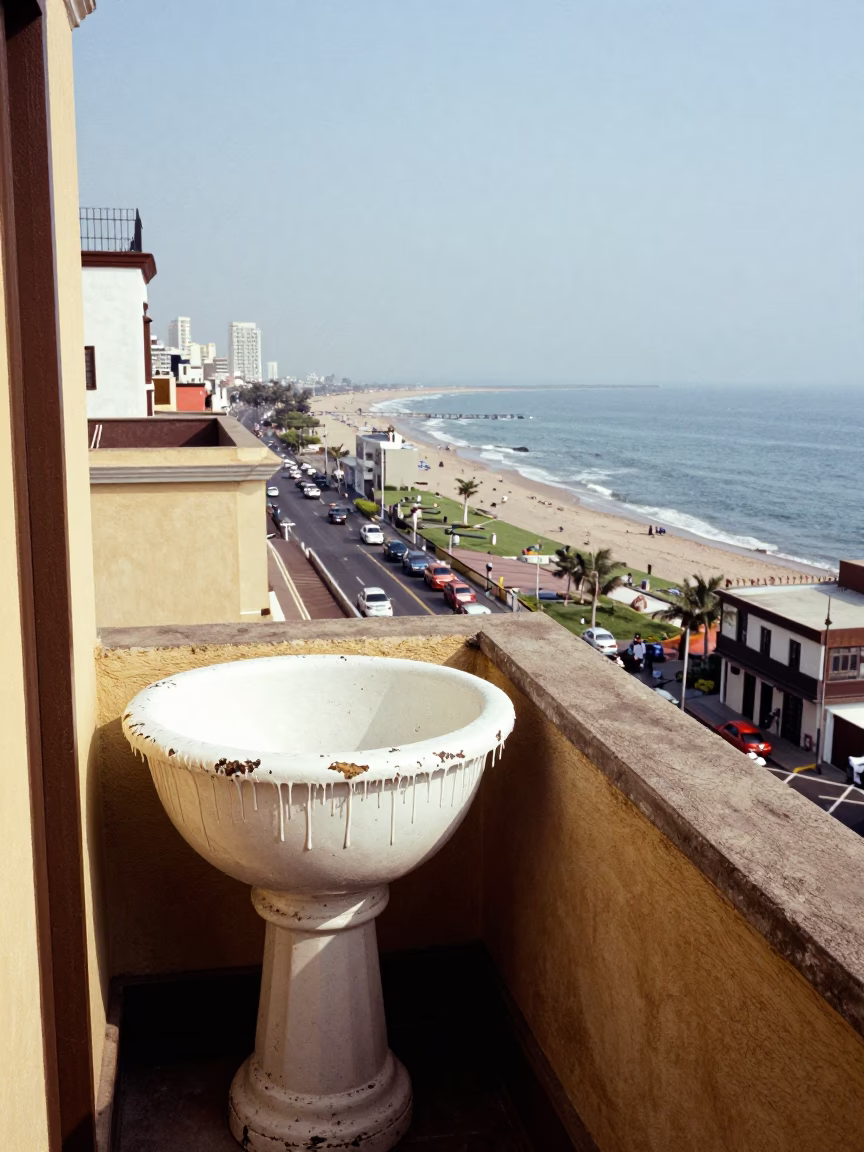 Coastal View in Lima in in Lima, Peru
