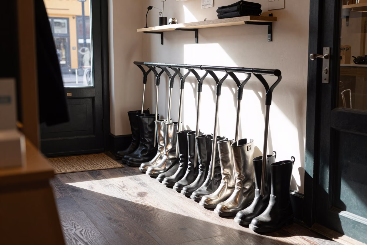 Coat Rack in Copenhagen in in Copenhagen, Denmark