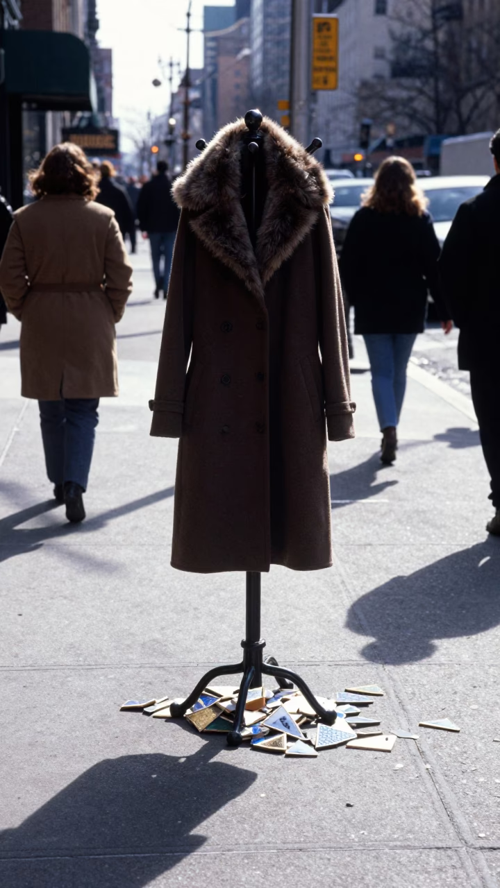 Coat Stand at Noon Light in New York in in New York, New York, United States