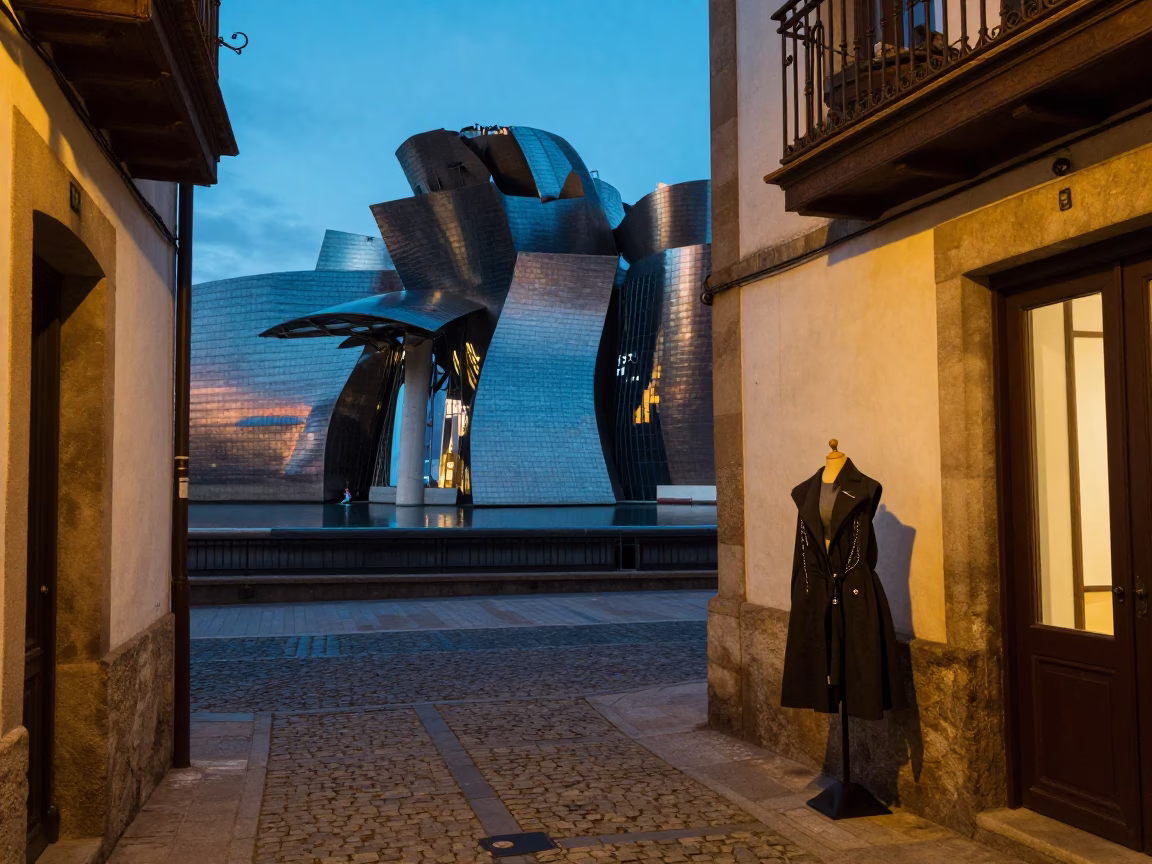 Coat Stand in Bilbao in in Bilbao, Spain