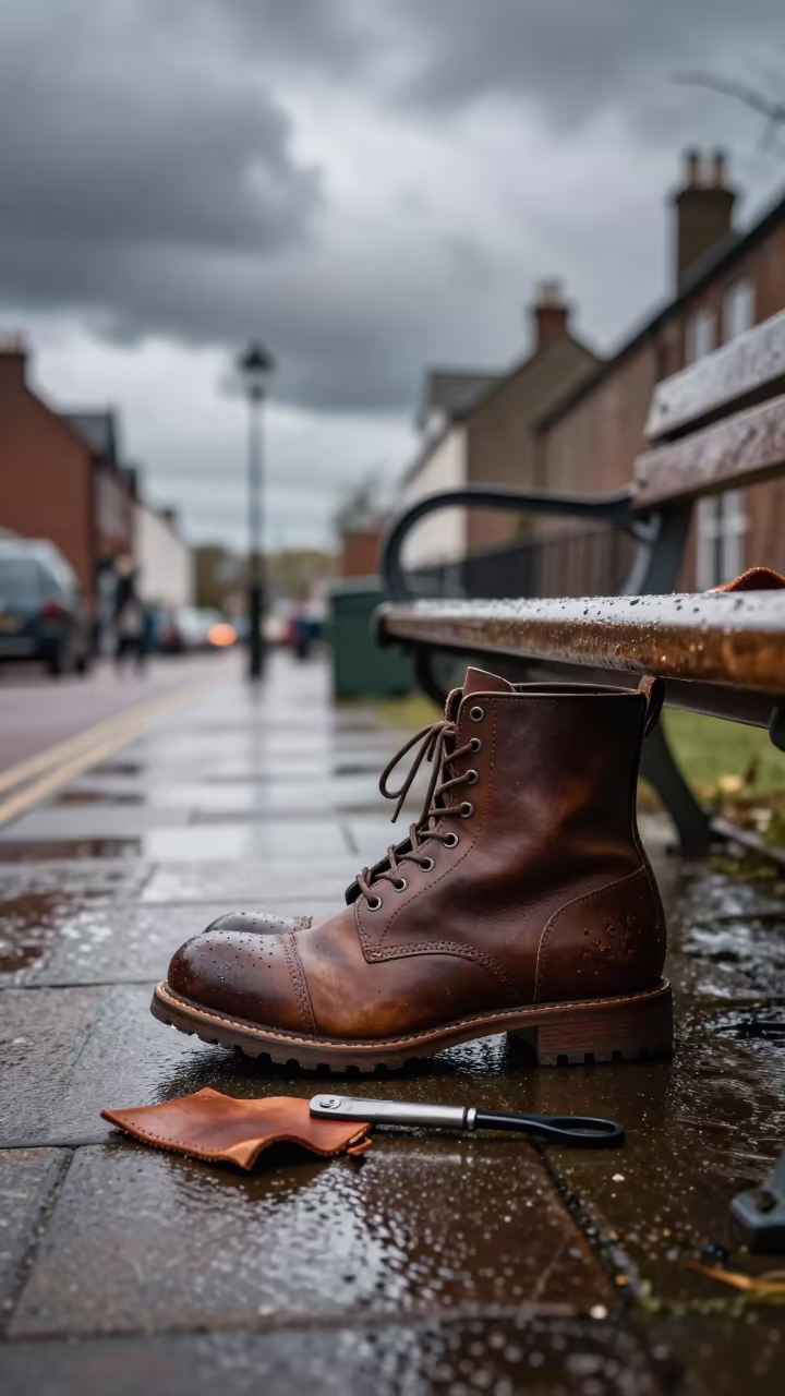Cobbler Resoling Boot on Hull Bench in near Kingston upon Hull