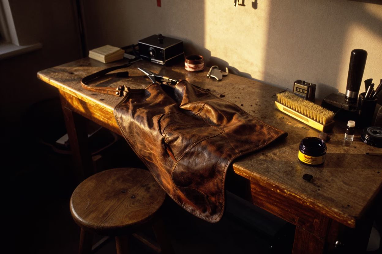 Cobbler's Workbench in Dublin in in Dublin, Ireland