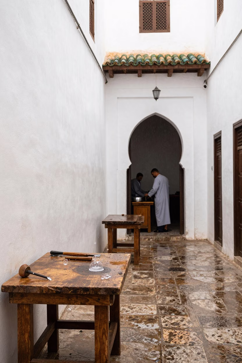 Cobbler’s Workbench in Casablanca in in Casablanca, Morocco