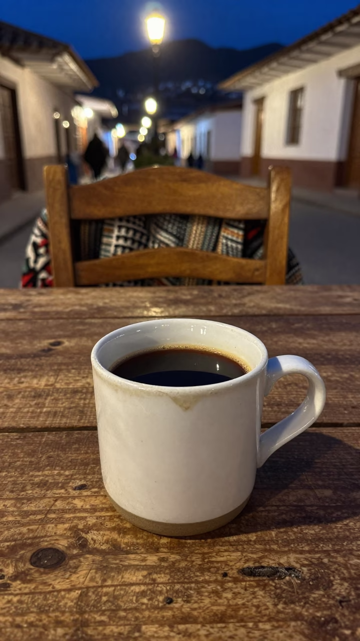 Coffee Mug in Cusco in in Cusco, Peru