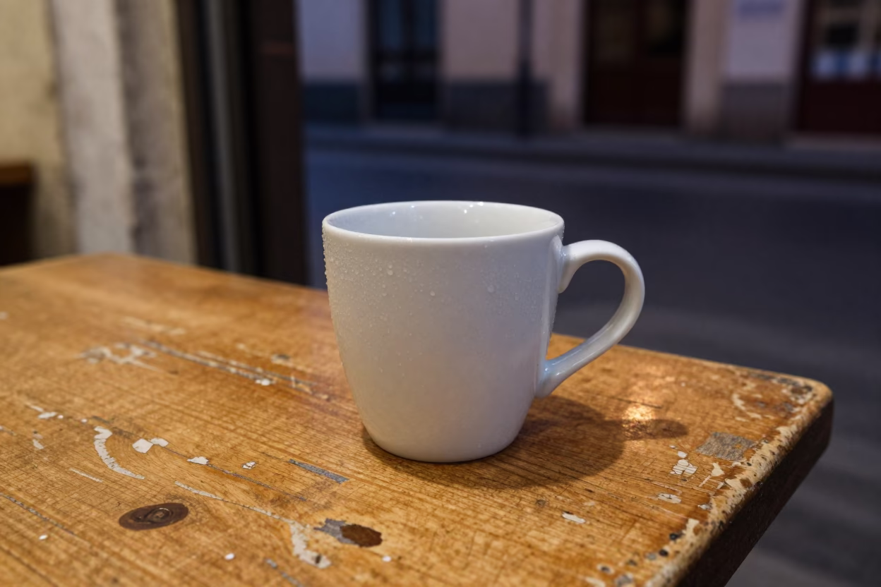 Coffee Mug in Palermo in in Palermo, Italy