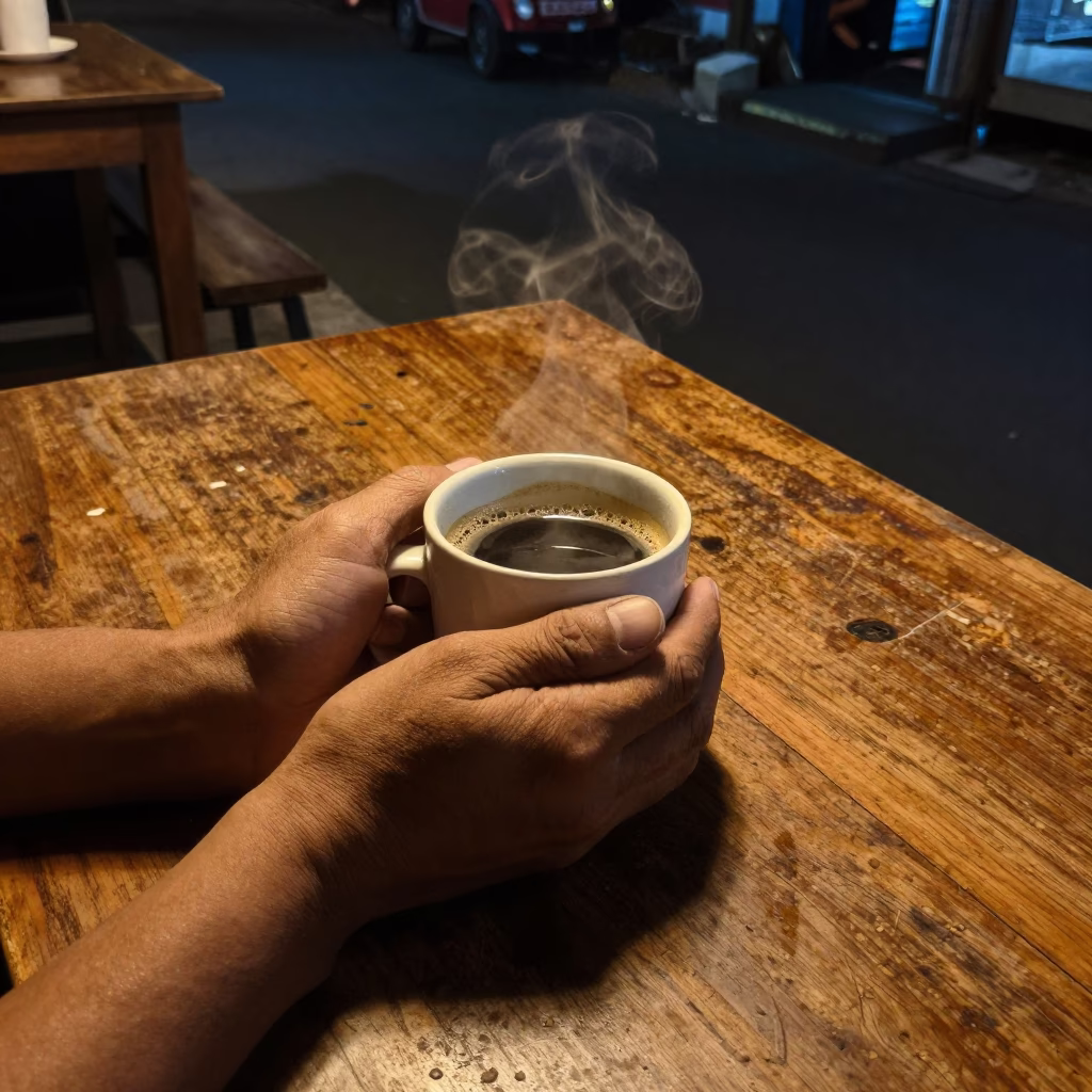 Coffee Mug in Yogyakarta in in Yogyakarta, Indonesia