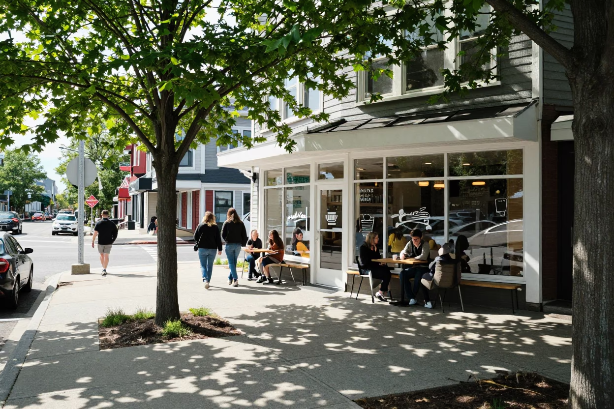 Coffee Shop in Halifax in in Halifax, Nova Scotia, Canada