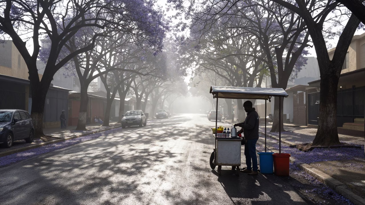 Coffee Vendor in Johannesburg in in Johannesburg, South Africa