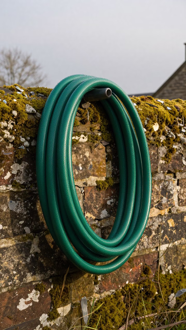 Coiled Garden Hose in Bristol in in Bristol, United Kingdom