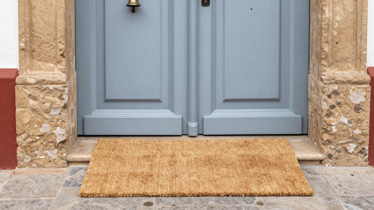 Coir Door Mat in Seville in in Seville, Spain