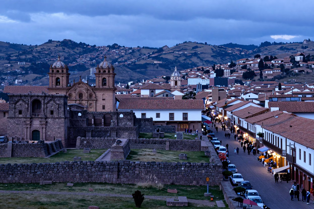 Colonial Architecture in Cusco in in Cusco, Peru