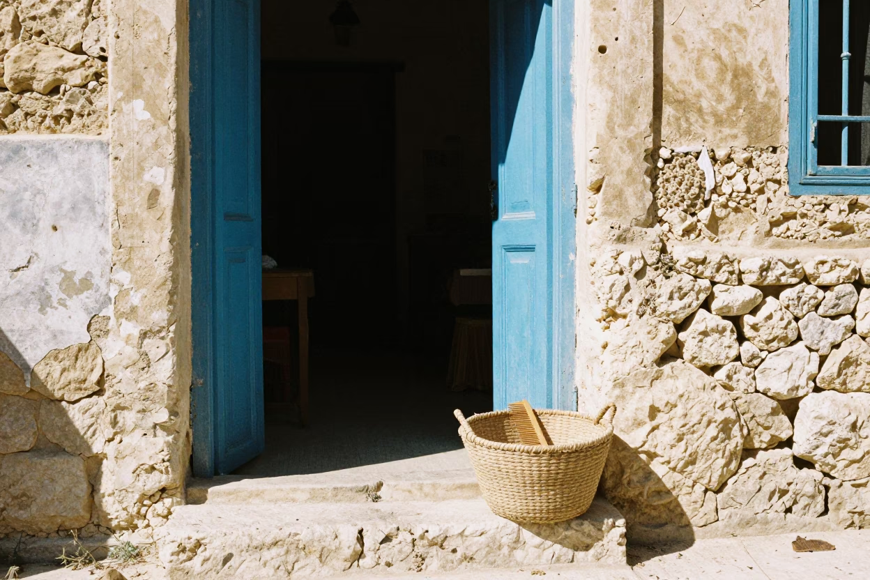 Comb at Flat Noon Light in in Amman, Jordan