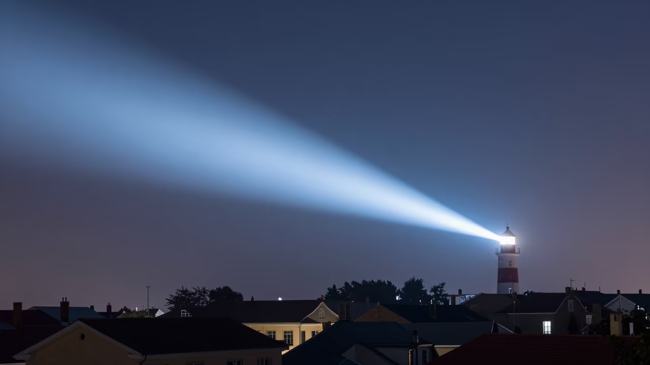 Comet Tail Haze Over Hisar Rooftops Midnight in near Hisar