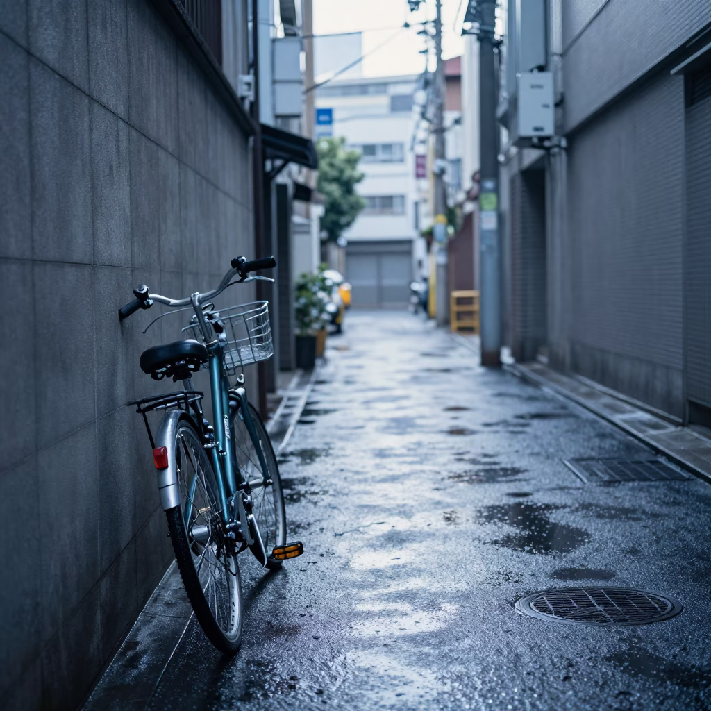 Commuter Bicycle in Tokyo in in Tokyo, Japan
