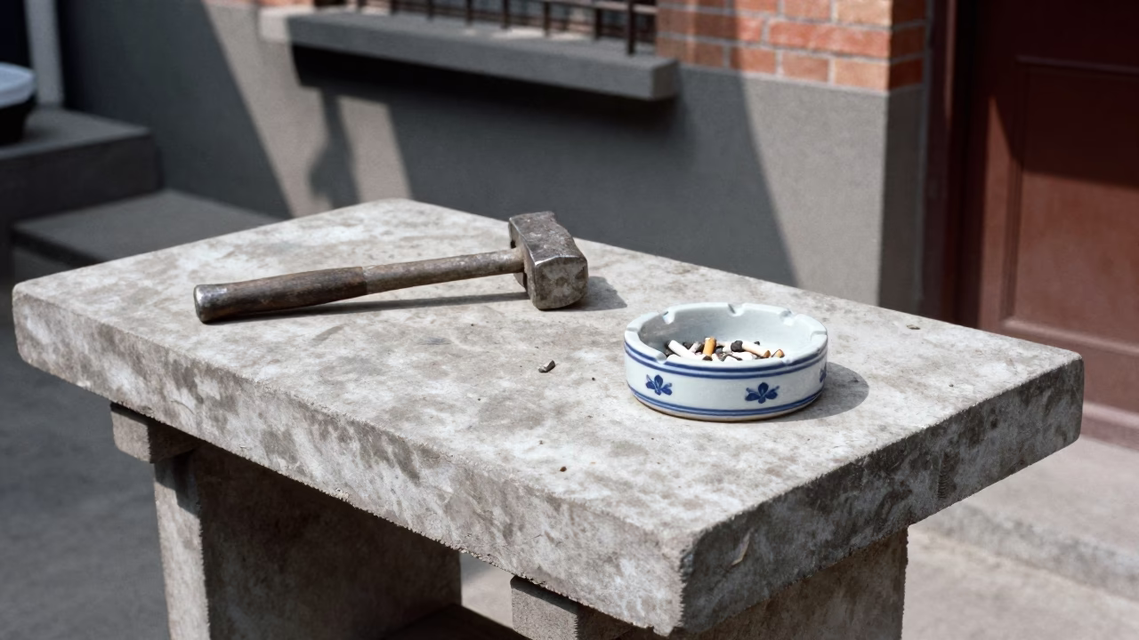 Concrete Workbench in Shanghai in in Shanghai, China