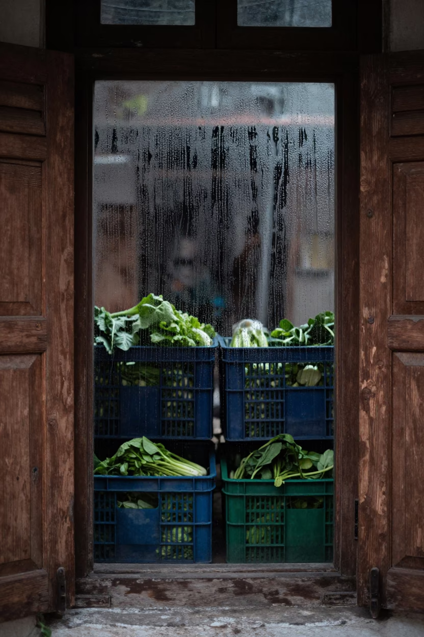 Condensation in Chennai at Evening Light in in Chennai, India