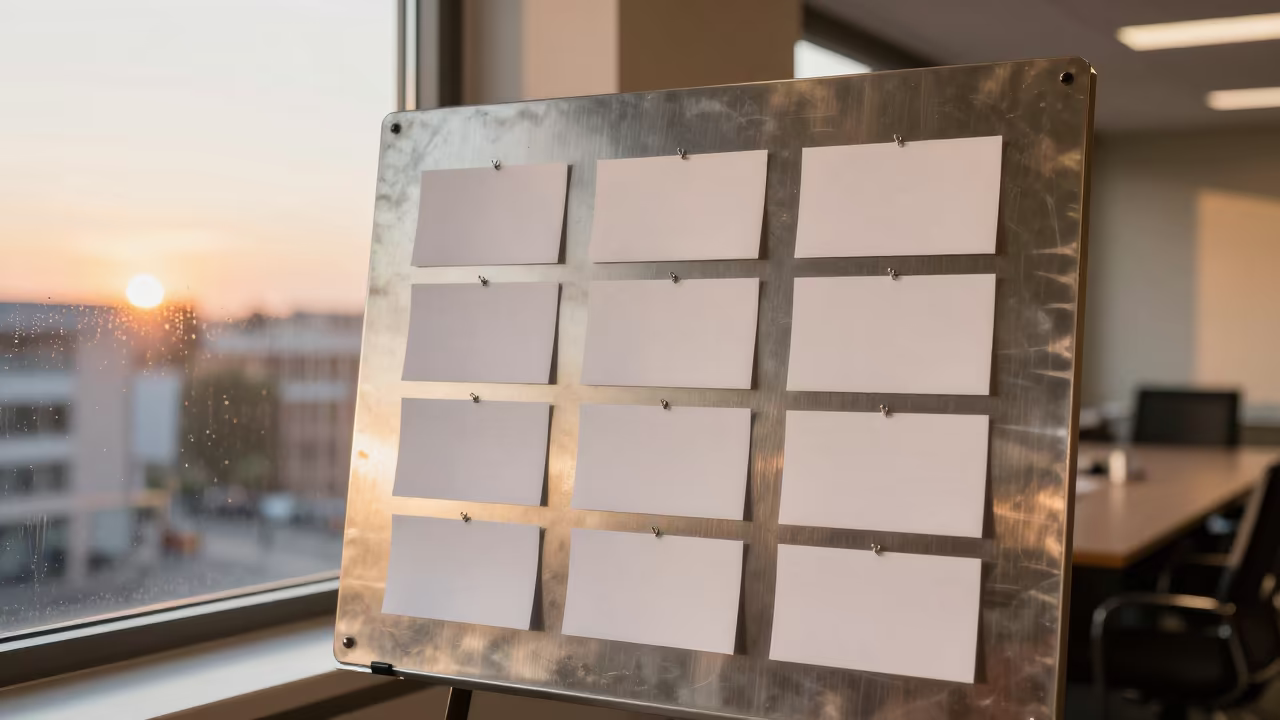 Conference Catering Board Sunset Light in inside a conference room in Balkanabat