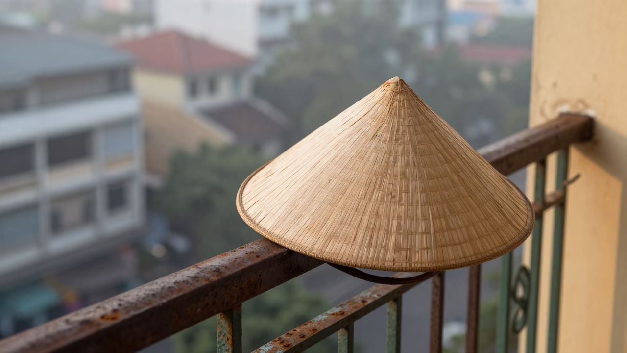 Conical Hat in Ho Chi Minh City in in Ho Chi Minh City, Vietnam