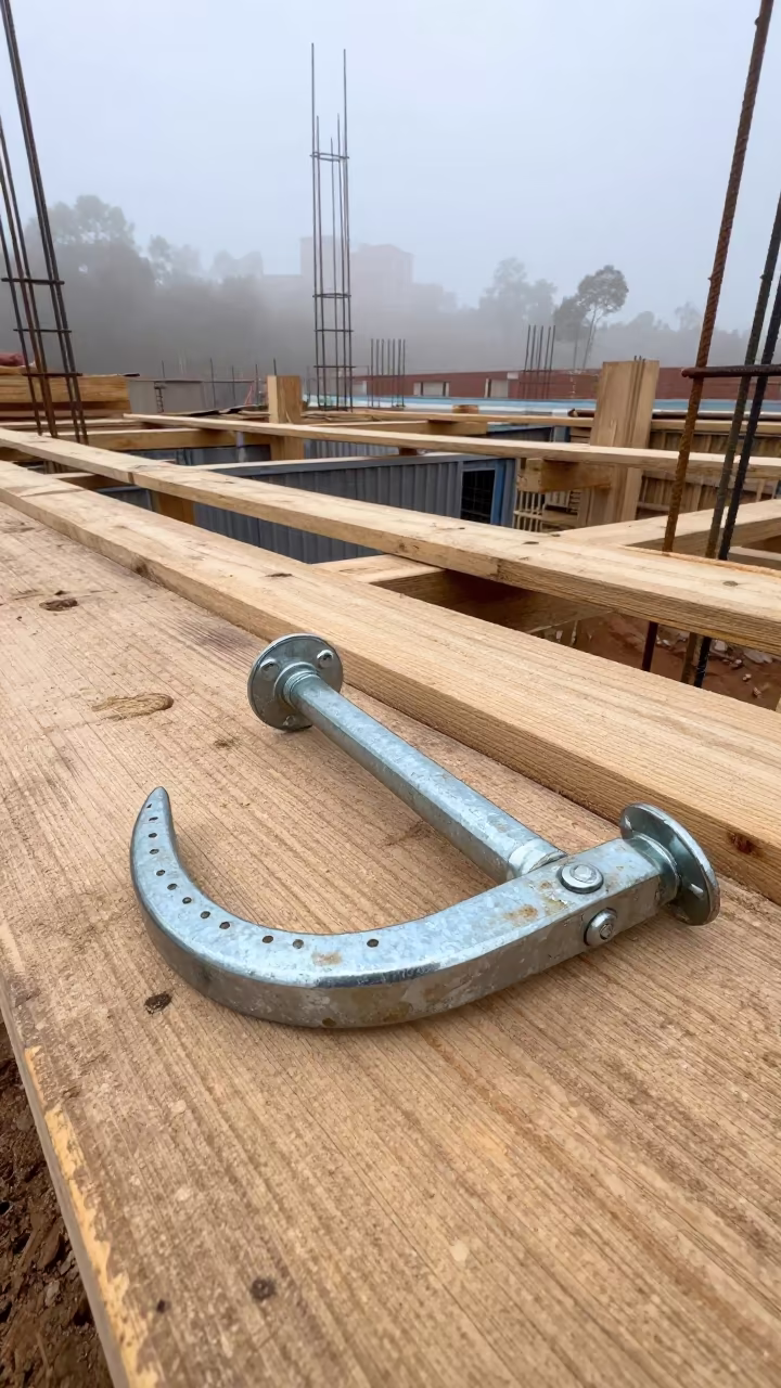 Construction Anchor Kit on Ethiopian Deck in on an active construction deck in Ethiopia