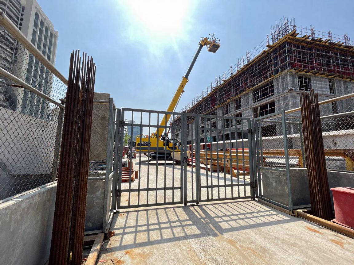 Construction Site in Ho Chi Minh City in in Ho Chi Minh City, Vietnam