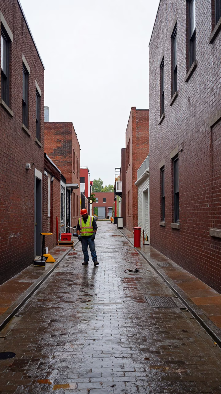 Construction Worker in Philadelphia in in Philadelphia, Pennsylvania, United States
