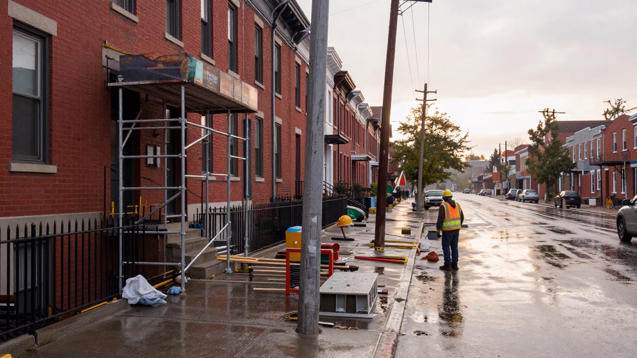 Construction Worker in Toronto in in Toronto, Ontario, Canada