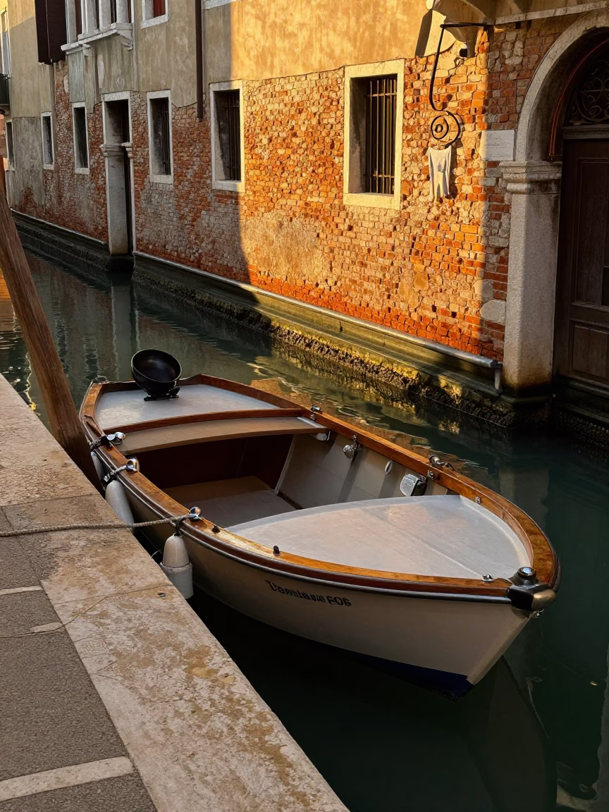 Cookware at Golden Hour in in Venice, Italy