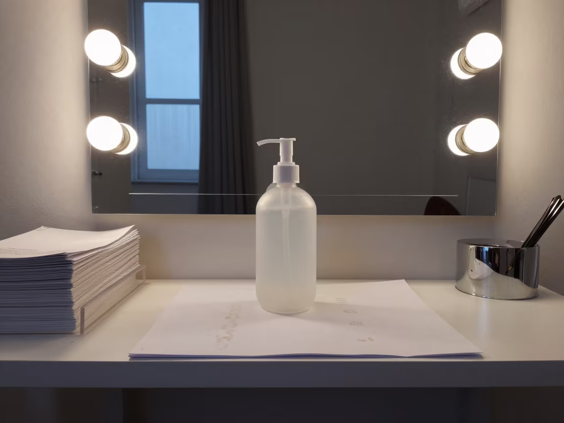 Cool Toner Shelf Reflections in Raipur Treatment Room in inside a skincare treatment room near Raipur