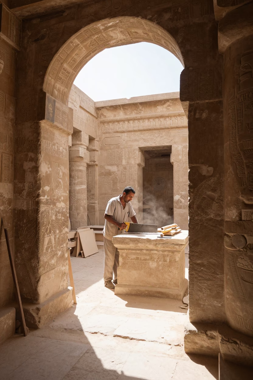 Coping Saw in Luxor in in Luxor, Egypt