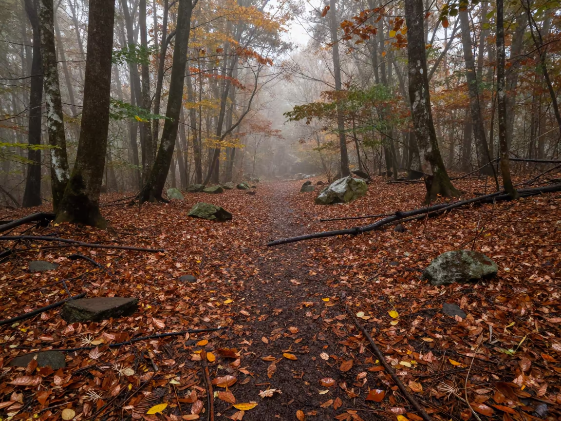 Copper Beech Leaves Floodplain Venezuela Morning in across a floodplain after rain in Venezuela