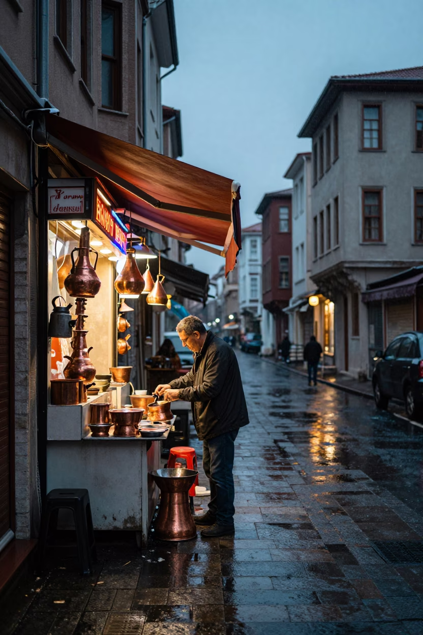 Copper Kettle in Istanbul in in Istanbul, Turkey