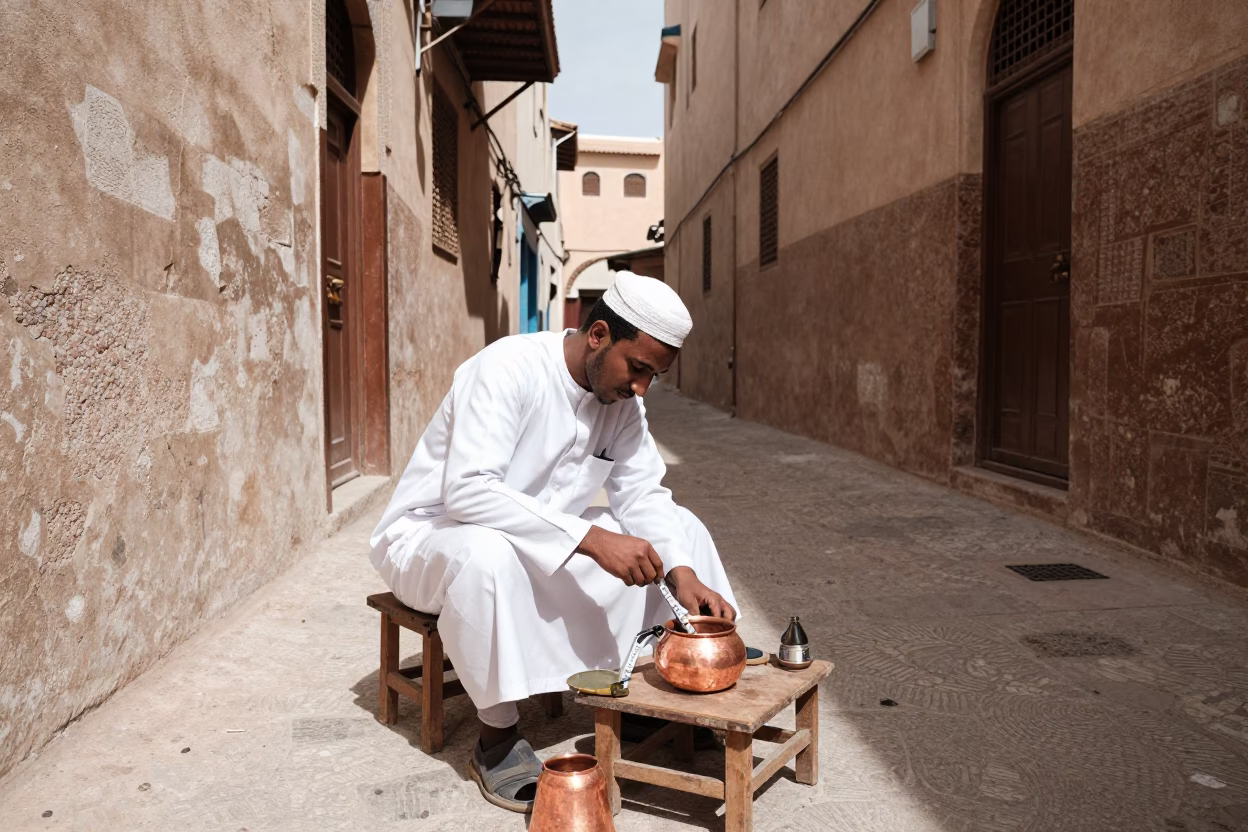 Copper Pot in Casablanca in in Casablanca, Morocco