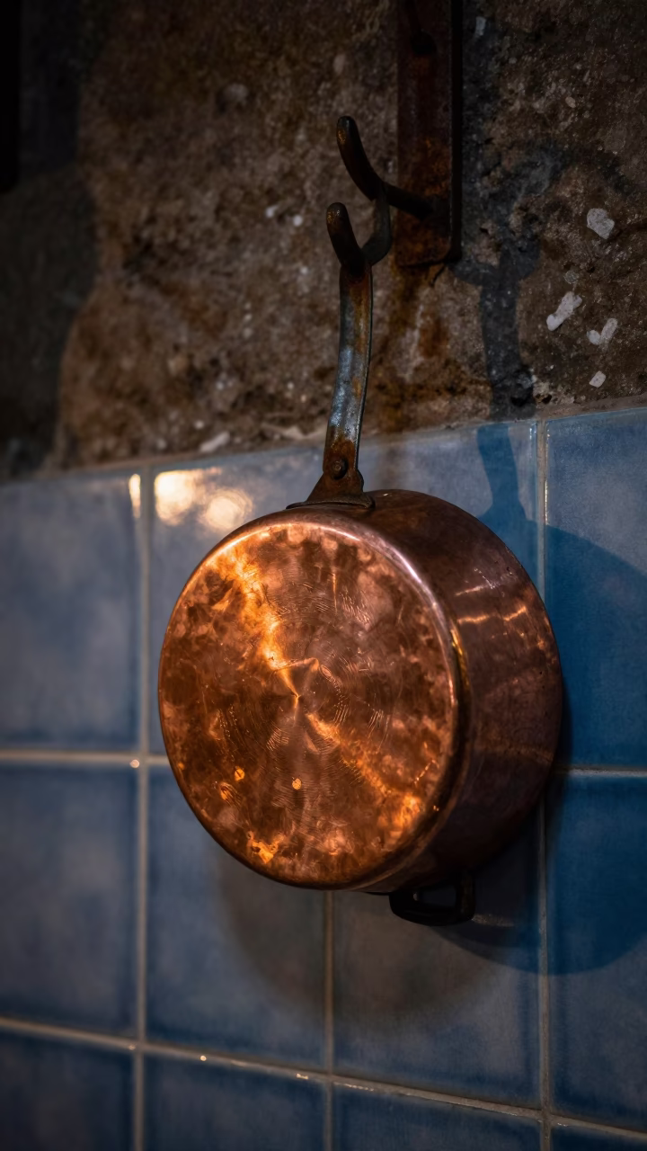 Copper Pot in Palermo in in Palermo, Italy
