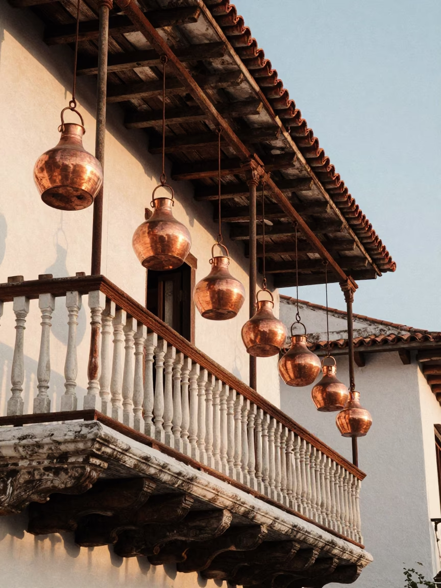 Copper Pots in Cartagena in in Cartagena, Colombia