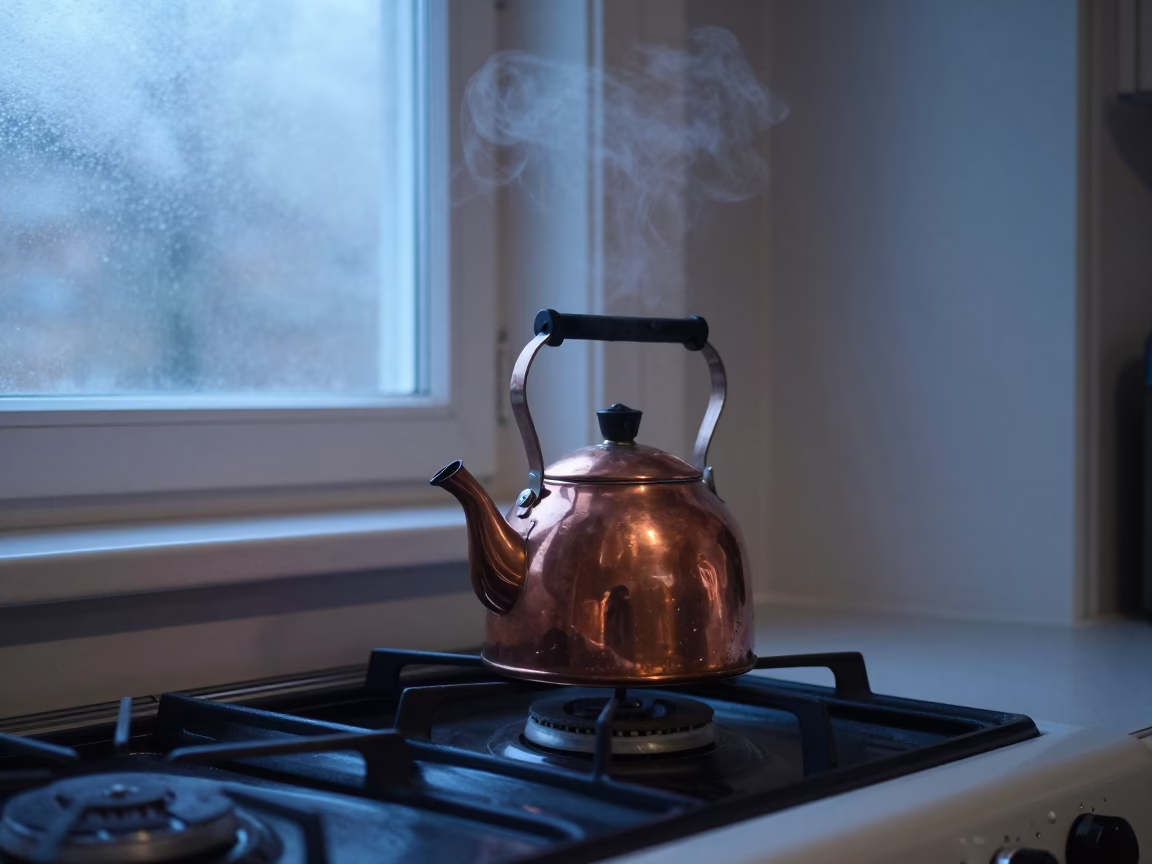 Copper Stovetop Kettle in Copenhagen in in Copenhagen, Denmark