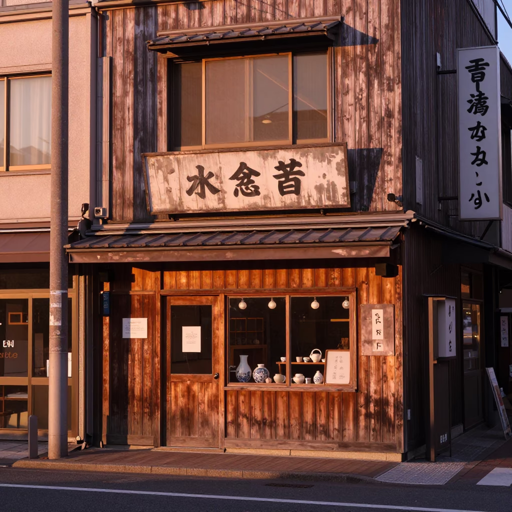 Copper-toned Light Before Dusk on Before Dusk in Sapporo in in Sapporo, Japan